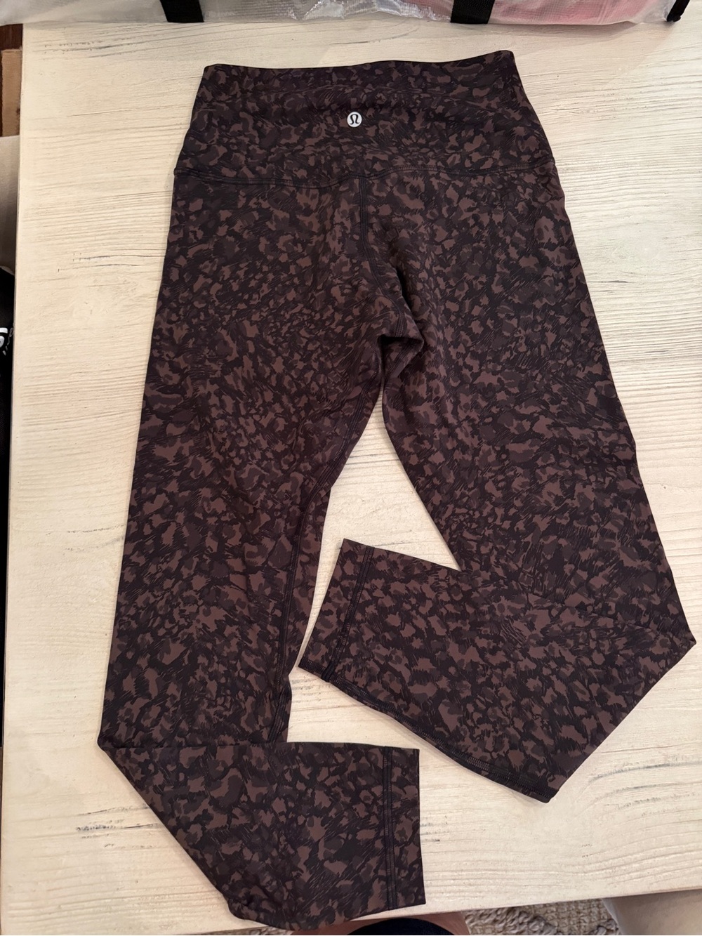 lululemon Brown Printed Leggings
